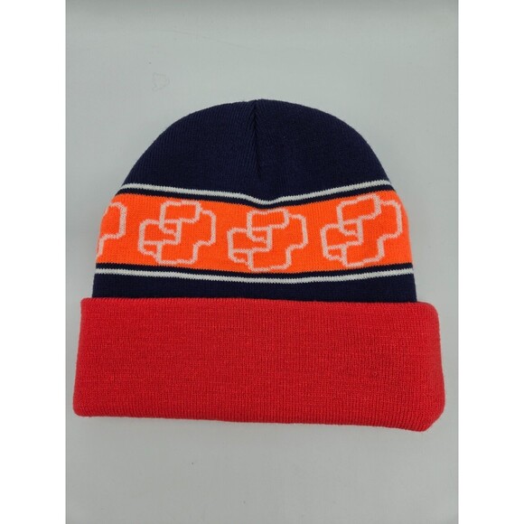 Microsoft Employee Beanie Knit Hat One Size Fits All Blue Red Orange Graphics